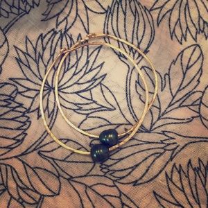 Hand-Made Gold Hoops